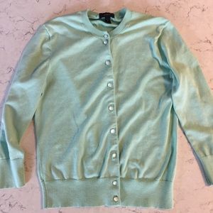 J Crew Aqua Cardigan